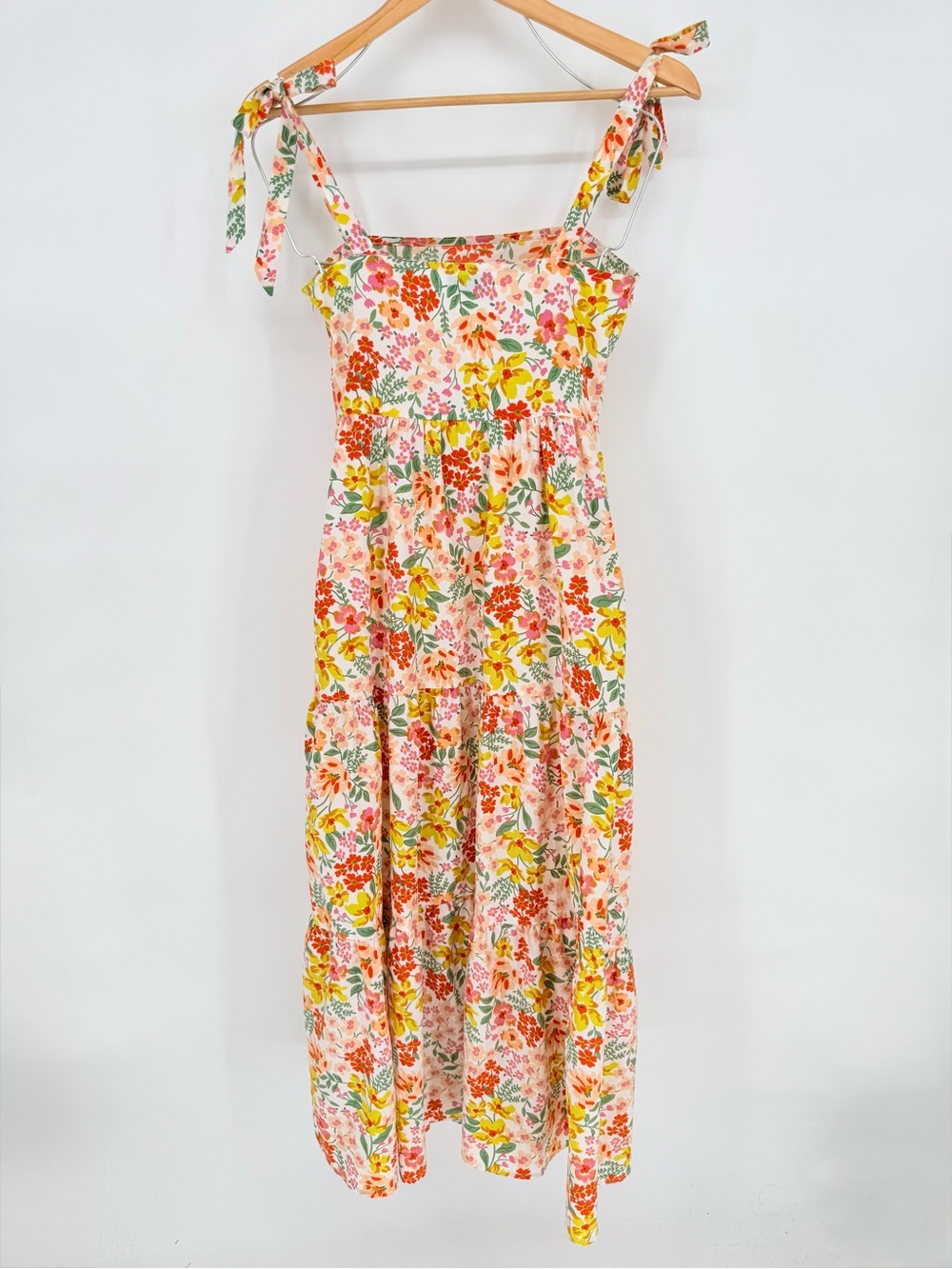 Petal + Pup Rosalee Floral Maxi Dress 4 Cottagecore Boho Prairie Summer Vacation - Picture 2 of 10